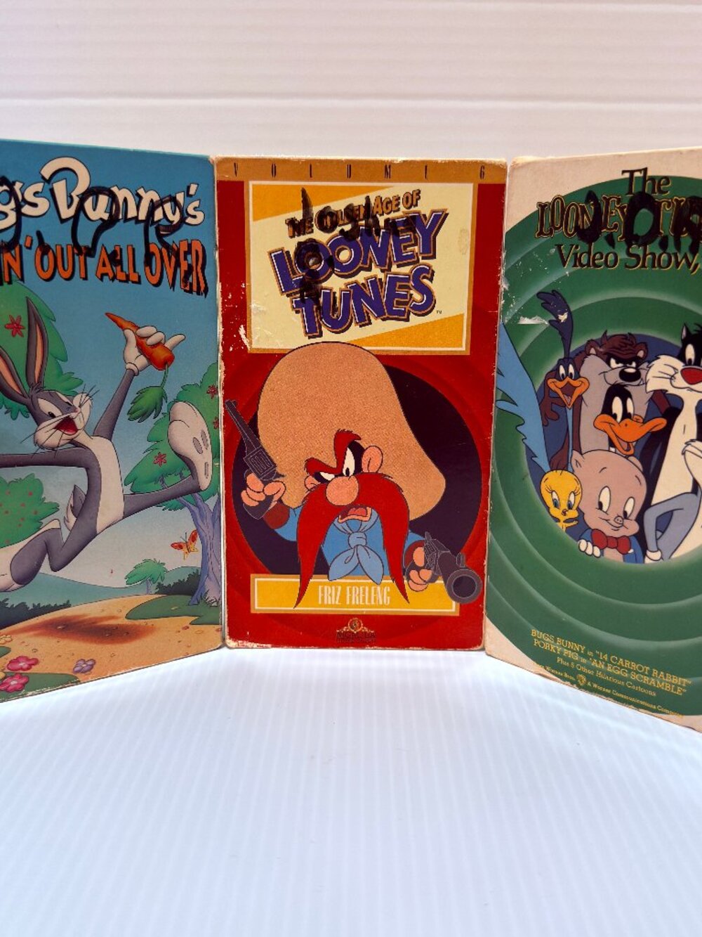 Vintage Looney Tunes VHS Lot of 3 **Untested**